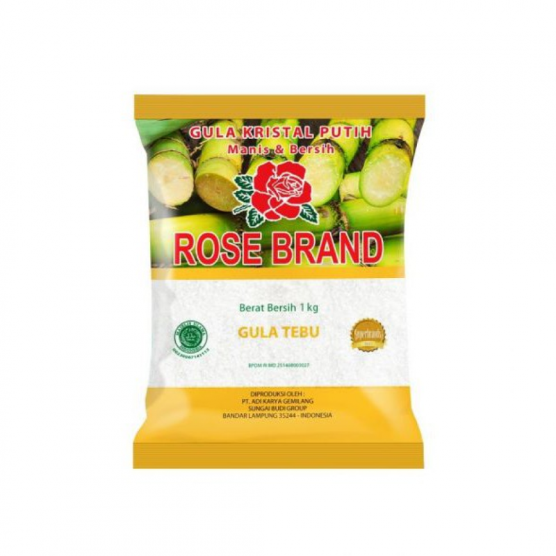 Rose Brand Gula Kristal Putih Gula Tebu 1 kg