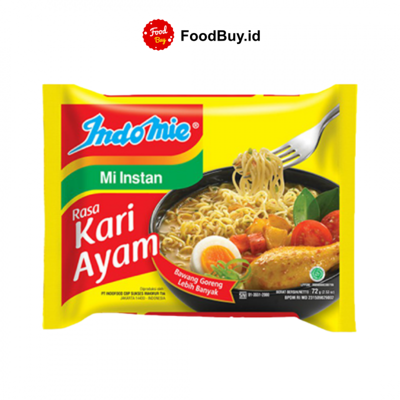 Indomie Kuah Kari Ayam 72 gr