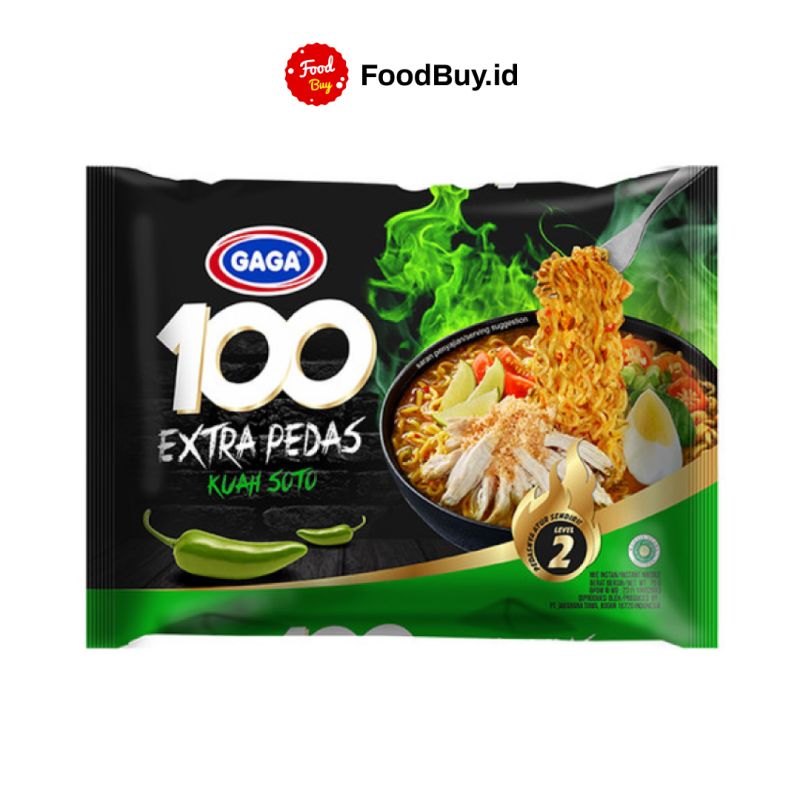 Gaga 100 Kuah Soto Extra Pedas 75 gr