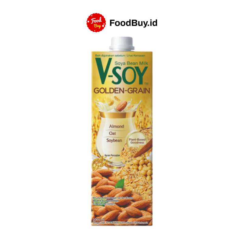 V-Soy Susu Kedelai Golden Grain 1 L