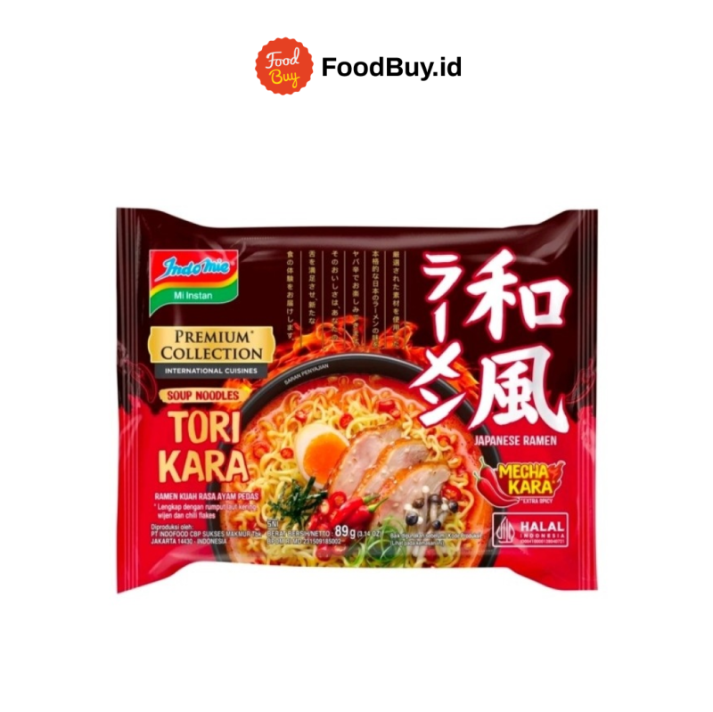 Indomie Japanese Ramen Kuah Tori Kara Rasa Ayam Pedas 89 gr
