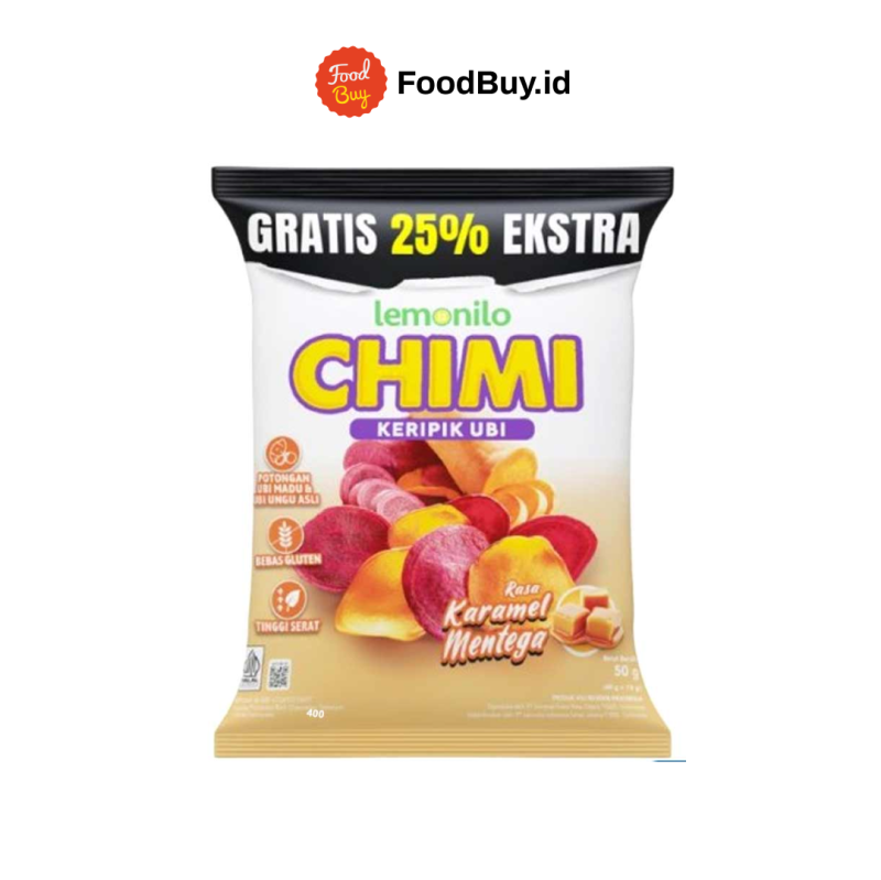 Lemonilo Chimi Keripik Ubi Rasa Karamel Mentega 50g