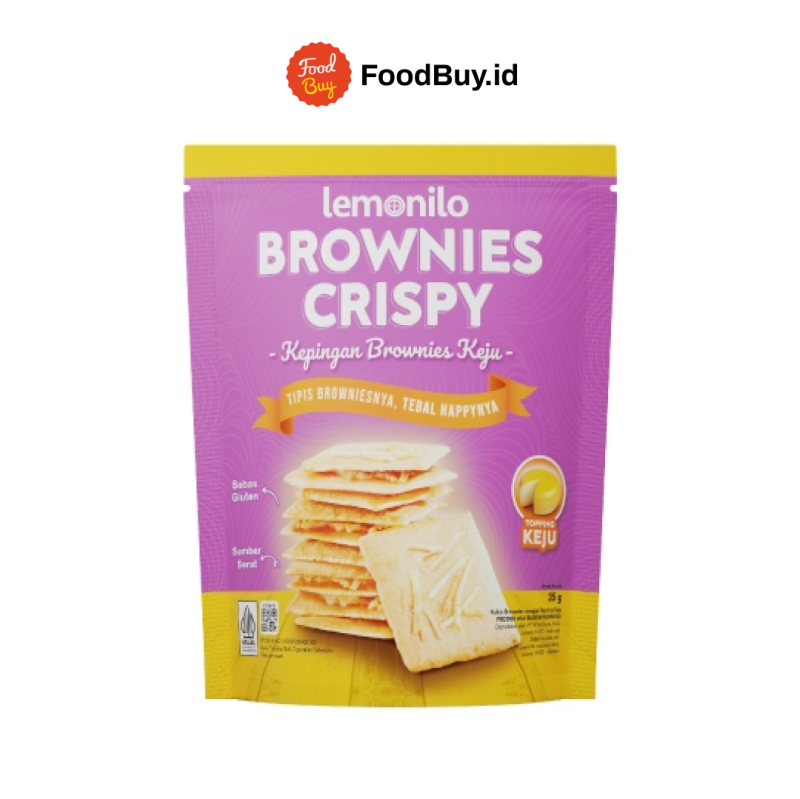 Lemonilo Brownies Crispy Topping Keju 35gr
