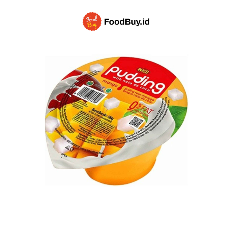 Inaco Pudding Rasa Mangga Dengan Nata De Coco 120gr