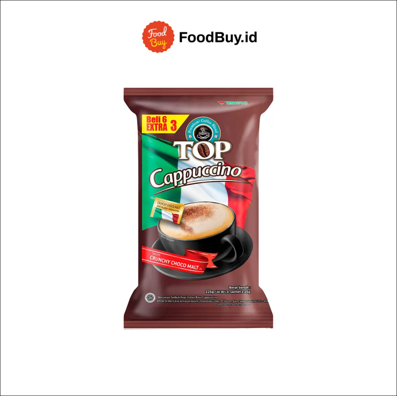 Top Coffee Kopi Instan Cappucino 25 gr x 9 pcs