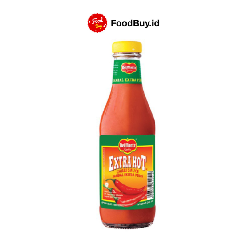 Del Monte Extra Hot Chili Sauce / Sambal Extra Pedas 340 ml