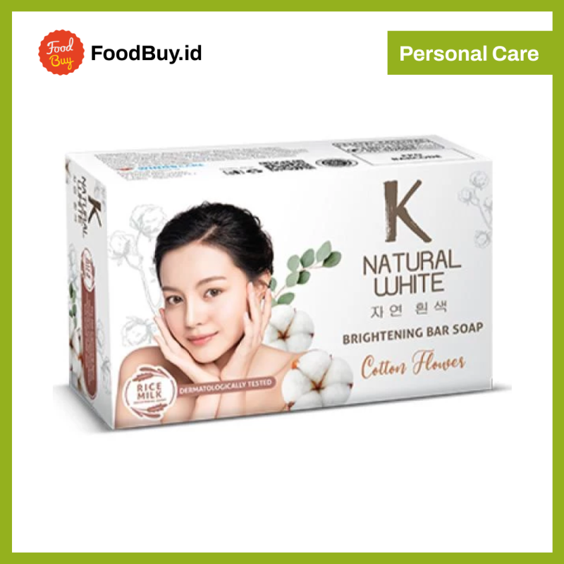 K Natural White Bar Soap Cotton Flower 85 gr