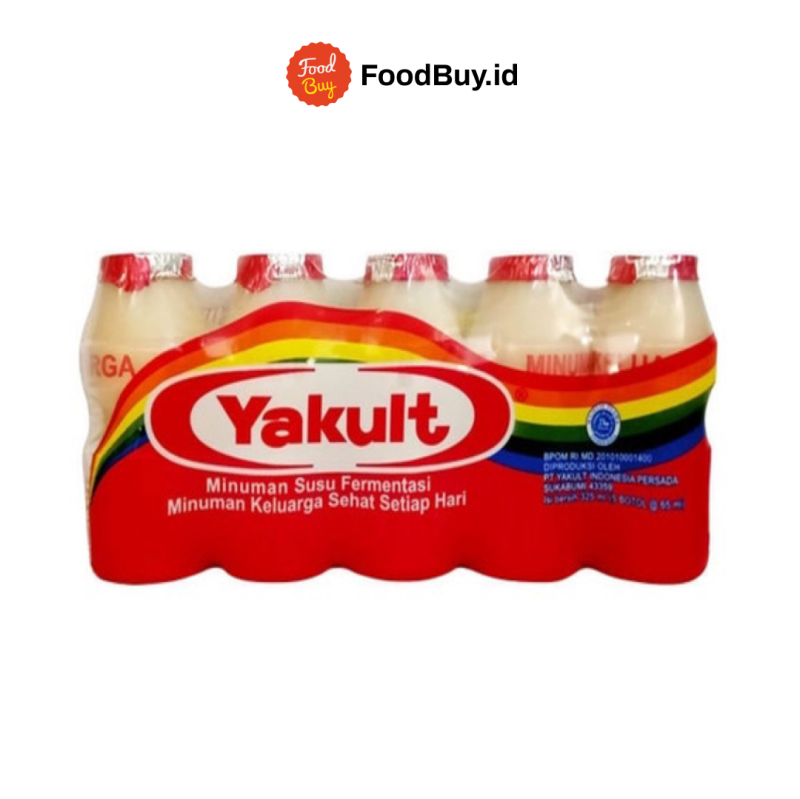 Yakult Minuman Susu Fermentasi 325ml (5botol @65ml)