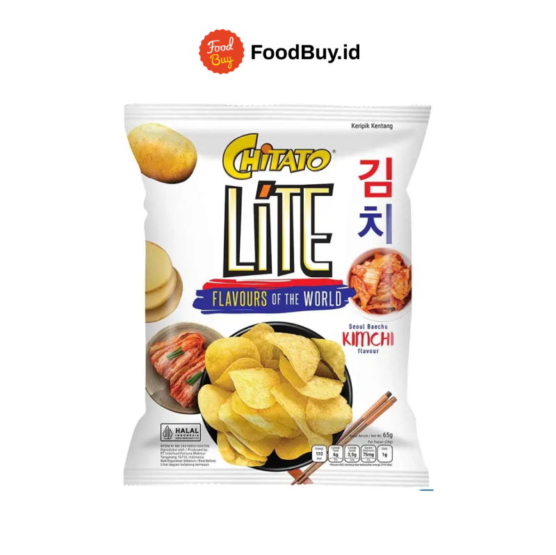 Chitato Lite Seoul Baechu Kimchi Flavour 65gr