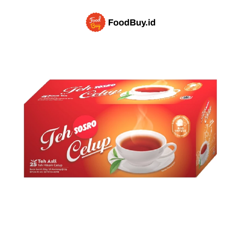 Teh Sosro Teh Hitam Celup  25 Bags 50gr