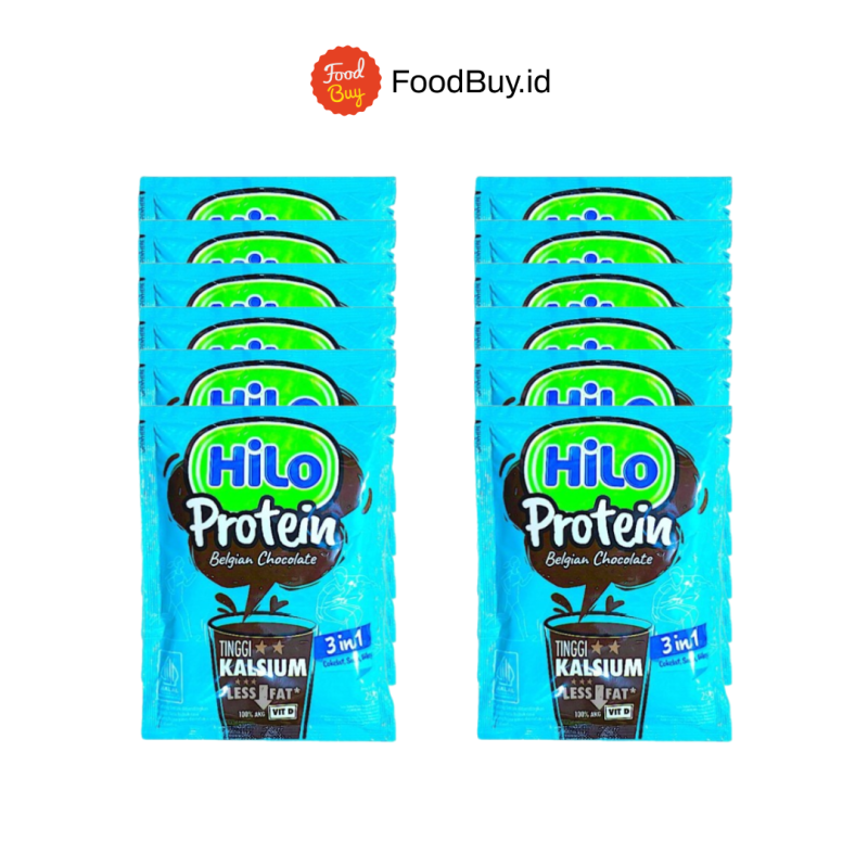 Paket 1 Renteng - Hilo Active Susu Coklat Belgian 25 gr (isi 10 pcs)