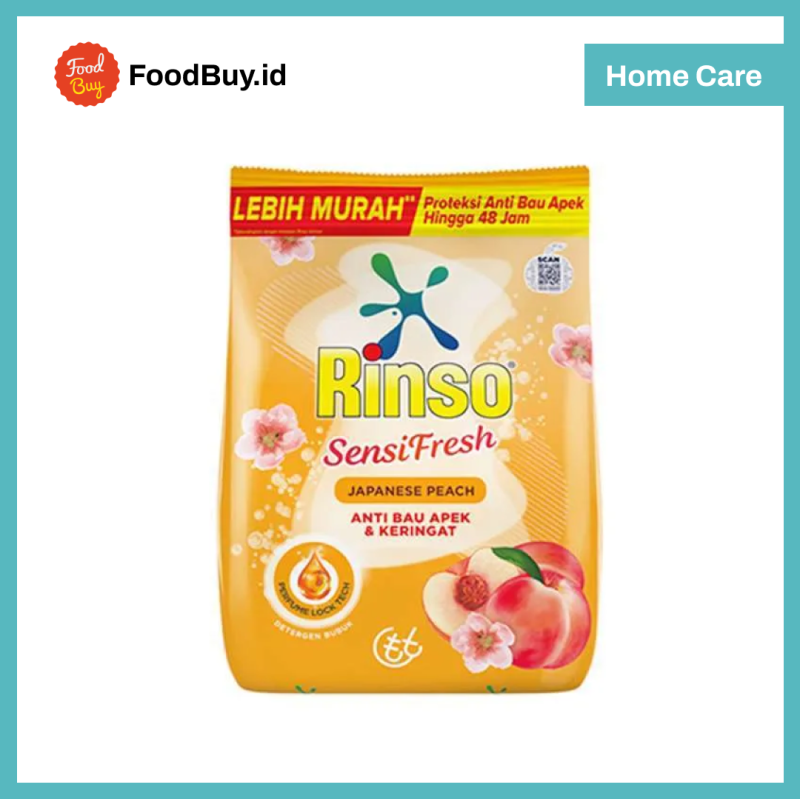 Rinso Detergent Bubuk Wangi Segar Japanese Peach 1.5kg