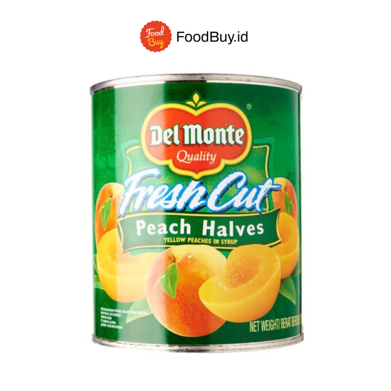 Del monte Peach Halves Buah Kaleng 825gr