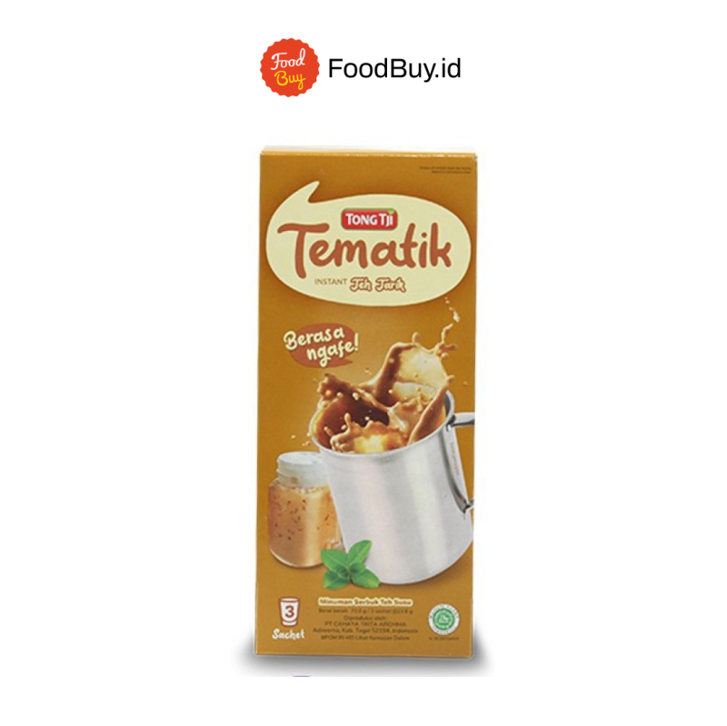 Tong Tji Tematik Teh Tarik Instant Isi 3 Sachet 23,6gr