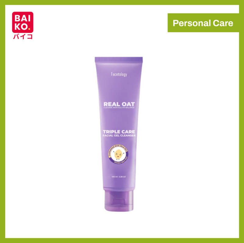Facetology Real Oat Triple Care Facial Gel Cleanser 100ml