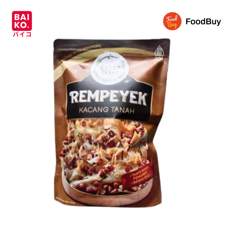 Peyek Nyai Rempeyek Rasa Kacang Tanah 120gr