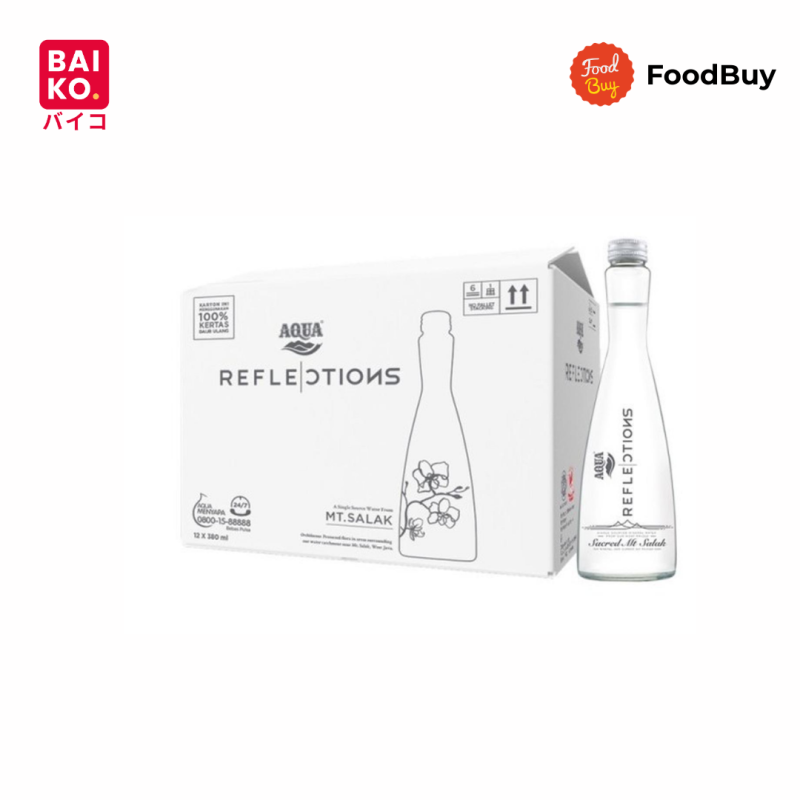 Paket 1 Dus - Aqua Reflections Still 380ml