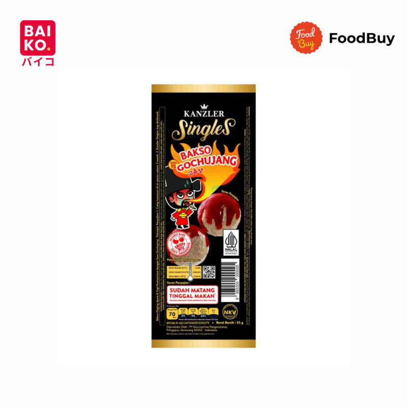 Kanzler Singles Bakso Sapi dan Ayam Rasa Gochujang 55gr