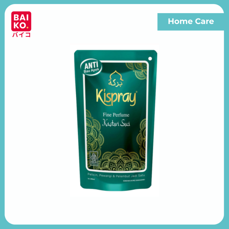 Kispray Kasturi Suci Pouch Refill 280ml